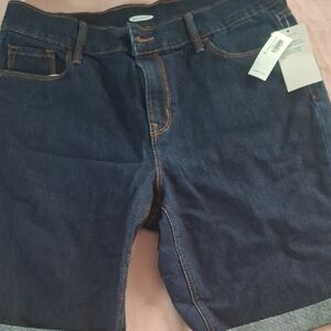 Old Navy Dark Blue Women's Ankle Jeans